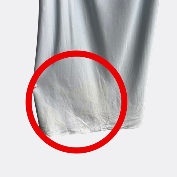 NWT A.L.C. Penny Satin Maxi Dress Cascade Blue sz 0 - Picture 9 of 9